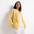 BUTTER YELLOW KNIT CARDIGAN