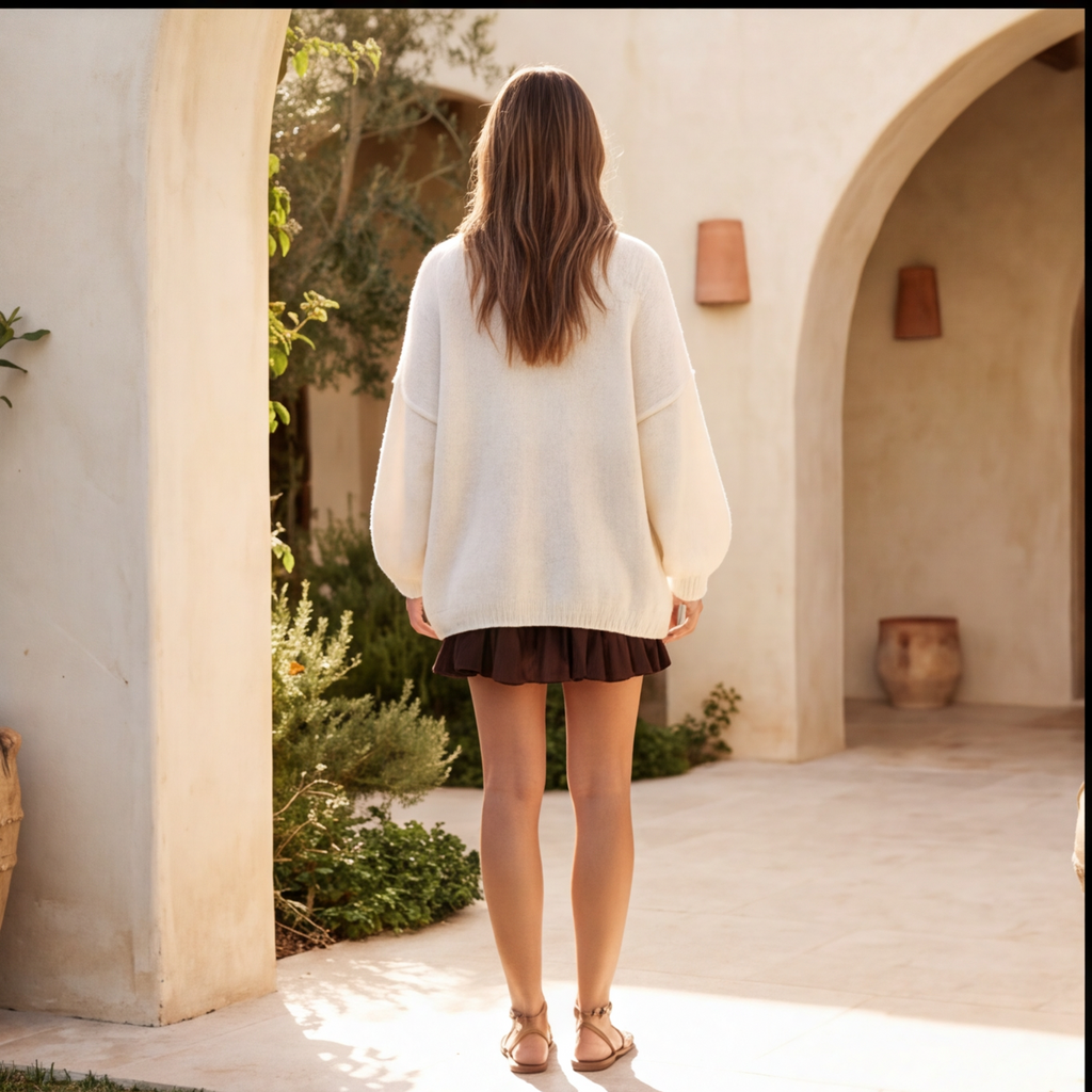 Cozy Open Knit Cardigan
