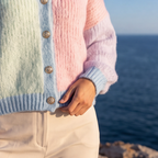 SOFT COLORBLOCK CARDIGAN
